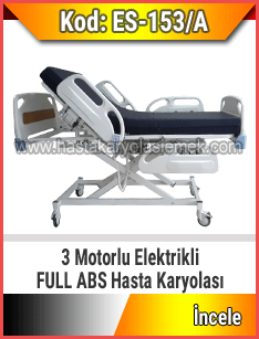 Full Abs 3 motorlu hasta karyolası