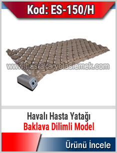 Baklava Dilimli Havalı Hasta Yatağı