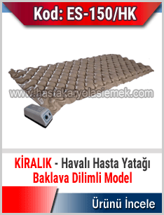 Kiralık baklava dilimli havalı yatak