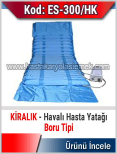 Kiralık boru tipi havalı yatak