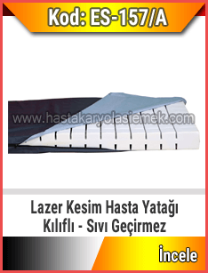 Sıvı geçirmez kılıflı lazer kesim yatak