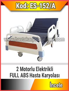 Full Abs 2 Motorlu Hasta Karyolası