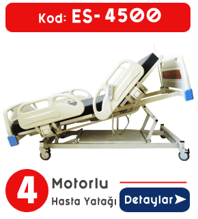 4 Motorlu Hasta Karyolası