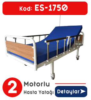 2 Motorlu Hasta Karyolası