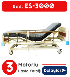 3 Motorlu Hasta Yatağı 