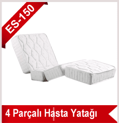 4 Parçalı Hasta Yatağı Şiltesi