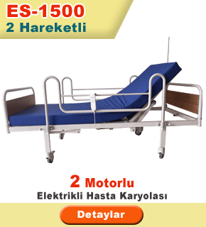 2 Motorlu Hasta Yatağı