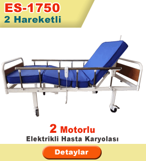 2 Motorlu Hasta Karyolası