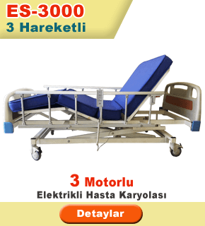 3 Motorlu Hasta Yatağı