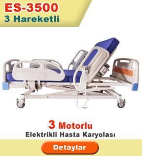 3 motorlu full abs hasta yatağı