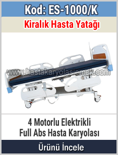 Kiralık 4 Motorlu Full Abs Hasta Karyolası