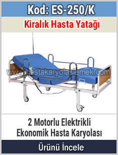 Kiralık elektrikli hasta karyolası