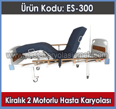 2 Motorlu Abs Başlıklı Hasta Karyolası