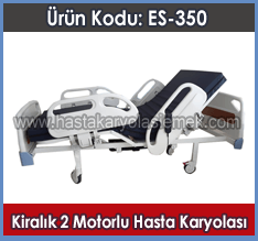 Kiralık 2 motorlu hasta yatağı